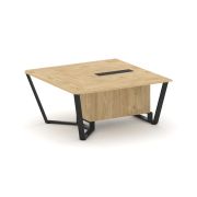 Steel Meet Начальный модуль L=1600 KD-PR.B.SPNW-16 Антрацит/Металл Антрацит 1600*1600*750