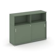 Concept Шкаф-купе опорный/приставной с надставкой низ. CN.SOPK-005 W Дуб Винченцо/Белый Бриллиант/Ме