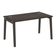 Onix Wood Direct Стол руководителя OW.SRR-3.8 Белый Бриллиант/Дуб Светлый/Металл Белый 1380*800*750