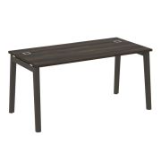 Onix Wood Direct Стол руководителя OW.SRR-4.8 Белый Бриллиант/Дуб Светлый/Металл Белый 1580*800*750