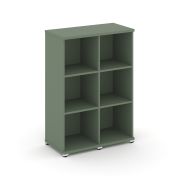 Concept Стеллаж 2 узкие секции, 3 ниши CN.STU-320 Кобо/Металл Белый 836*420*1186