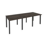 Onix Стол переговорный O.MP-PRG-3.0 Белый Бриллиант/Металл Белый 2340*980*750