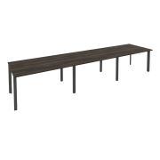 Onix Стол переговорный O.MP-PRG-3.3 Белый Бриллиант/Металл Белый 4140*980*750