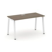 Style Project Стол письменный SN-5A.SP-014 Дуб Наварра/Металл Белый 1580*700*750