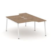 Style Project Рабочая станция эргоном. SN-4A.DRPA-012 Дуб Табак/Металл Антрацит 1580*1432/1992*750