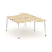 Style Project Рабочая станция эргоном. SN-6A.DRPA-012 Акация Лорка/Металл Антрацит 1580*1432/1992*75
