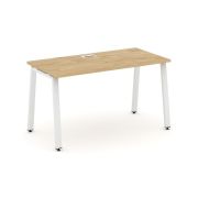 Style Project Стол письменный SN-6A.SP-023 Дуб Наварра/Металл Белый 1380*800*750