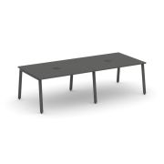 Style Project Стол переговорный SN-6A.SPRG-043 Акация Лорка/Металл Антрацит 2760*1180*750