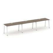 Style Project Рабочая станция 1 сторон. SN-5A.ORS-032 Акация Лорка/Металл Белый 3540*600*750