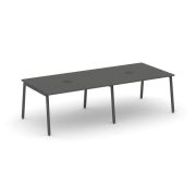 Style Project Стол переговорный SN-4A.SPRG-042 Белый/Металл Антрацит 2360*1180*750
