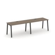 Style Project Рабочая станция 1 сторон. SN-6A.ORS-001 Белый/Металл Антрацит 1960*600*750