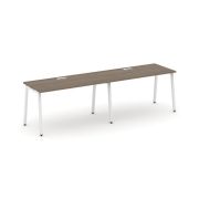 Style Project Рабочая станция 1 сторон. SN-4A.ORS-001 Дуб Табак/Металл Белый 1960*600*750