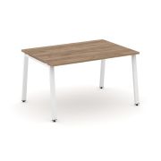 Style Project Стол переговорный SN-6A.SPRG-004.3 Дуб Наварра/Металл Белый 1580*980*750