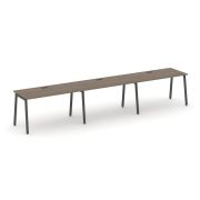 Style Project Рабочая станция 1 сторон. SN-4A.ORS-033 Дуб Табак/Металл Белый 4140*600*750