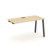 Style Project Стол-приставка к опор. элем. SN-6A.OPRS-014 Дуб Наварра/Металл Белый 1580*700*750