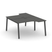 Style Project Рабочая станция эргоном. SN-6A.DRPA-021 Дуб Наварра/Металл Антрацит 1380*1632/1992*750