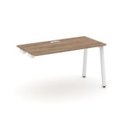 Style Project Стол-приставка к опор. элем. SN-5A.OPRS-011 Дуб Наварра/Металл Белый 980*700*750