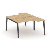 Style Project Рабочая станция эргоном. SN-5A.DRPA-021 Белый/Металл Белый 1380*1632/1992*750
