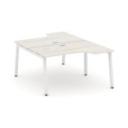 Style Project Рабочая станция эргоном. SN-5A.DRPA-022 Белый/Металл Белый 1580*1632/1992*750