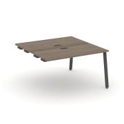 Style Project Стол-приставка к опор. элем. SN-6A.DPRS-013 Дуб Наварра/Металл Белый 1380*1432*750