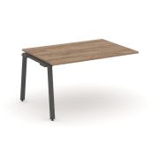 Style Project Проходной наб. элем. перег. стола SN-6A.NSPRG-002.3 Акация Лорка/Металл Белый 1180*980