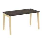 Onix Wood Стол письменный OW.SP-3.7 Тиквуд Светлый/Дуб Светлый/Металл Белый 1380*720*750