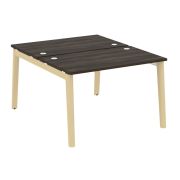 Onix Wood Рабочая станция OW.D.RS-2.2.7 Белый Бриллиант/Дуб Темный/Металл Антрацит 1180*1475*750