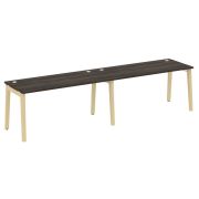 Onix Wood Рабочая станция OW.RS-2.4.7 Денвер Светлый/Дуб Темный/Металл Антрацит 3160*720*750