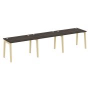 Onix Wood Рабочая станция OW.RS-3.2.7 Денвер Светлый/Дуб Темный/Металл Антрацит 3540*720*750