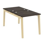 Onix Wood Рабочая станция OW.D.RS-2.0.8 Белый Бриллиант/Дуб Темный/Металл Антрацит 780*1635*750
