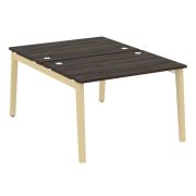 Onix Wood Рабочая станция OW.D.RS-2.2.8 Белый Бриллиант/Дуб Темный/Металл Антрацит 1180*1635*750