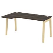 Onix Wood Стол эргономичный левый OW.SA-1 (L) Дуб Аттик/Дуб Темный/Металл Антрацит 1580*980*750 (720