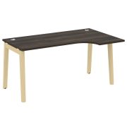 Onix Wood Стол эргономичный правый OW.SA-1 (R) Дуб Аттик/Дуб Темный/Металл Антрацит 1580*980*750 (72