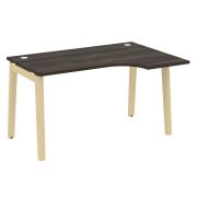 Onix Wood Стол эргономичный правый OW.SA-2 (R) Дуб Аттик/Дуб Темный/Металл Антрацит 1380*980*750 (72