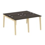 Onix Wood Рабочая станция OW.D.RS-4.0.7 Дуб Аттик/Дуб Светлый/Металл Белый 1560*1475*750