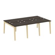 Onix Wood Рабочая станция OW.D.RS-6.0.7 Дуб Аттик/Дуб Светлый/Металл Белый 2340*1475*750