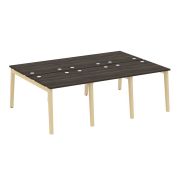 Onix Wood Рабочая станция OW.D.RS-6.0.8 Дуб Аттик/Дуб Светлый/Металл Белый 2340*1635*750