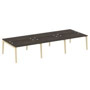 Onix Wood Рабочая станция OW.D.RS-6.3.8 Дуб Аттик/Дуб Светлый/Металл Белый 4140*1635*750
