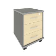 Riva Тумба подкатная 3 ящ. с фолдингом А.ТМ-3F Белый 420*450*556