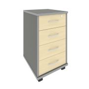 Riva Тумба подкатная с фолдингом А.ТМ-4F Белый 420*450*708
