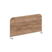 Настольный Экран боковой UNE.DEKRB-403.25 Тиквуд Светлый/Металл Серый 730*18*397
