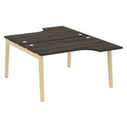 Onix Wood Рабочая станция OW.D.SA-2 Белый Бриллиант/Дуб Светлый/Металл Белый 1380*1995*750 (1475/460