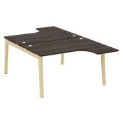 Onix Wood Рабочая станция OW.D.SA-3 Белый Бриллиант/Дуб Светлый/Металл Белый 1380*2395*750 (1635/460
