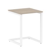 Home Office Стол письменный VR.SP-2-58 Белый Бриллиант/Металл Антрацит 580*600*750