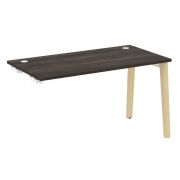 Onix Wood Стол-приставка OW.SPR-3.7 Белый Бриллиант/Дуб Светлый/Металл Белый 1380*720*750