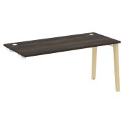 Onix Wood Стол-приставка OW.SPR-4.7 Белый Бриллиант/Дуб Светлый/Металл Белый 1580*720*750