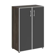 Yalta Шкаф LT.ST-2.4 R black Акация Лорка/Стекло Black 800*450*1195