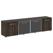 Yalta Тумба модульная LT.TS-4.5 black Акация Лорка/Стекло Black 2188*450*580