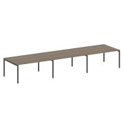 Metal System Quattro Переговорный стол (3 столешницы) на П-оразном м/к 40БП.ПРГ-3.4 Акация Лорка/Мет