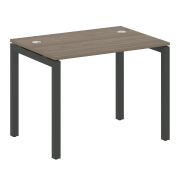 Metal System Quattro Стол письменный на П-образном м/к 50БП.СП-1 Акация Лорка/Металл Антрацит 1000*7